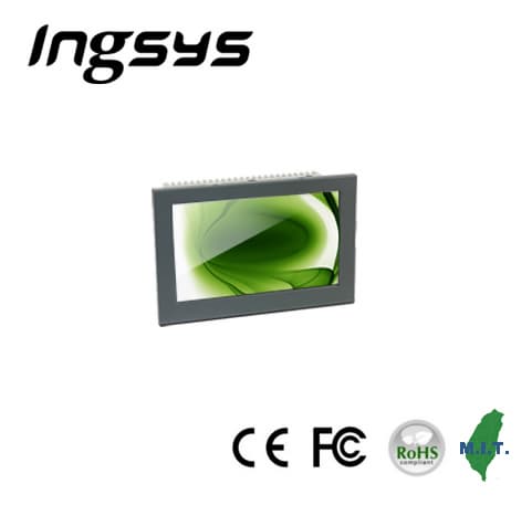 7 inches Atom Fanless Industrial Panel PC